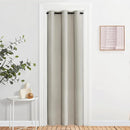 NICETOWN Blackout Natural Curtains & Drapes for Living Room - Thermal Insulated Solid Grommet Sound Reducing Energy Saving Privacy Window Treatments for Bedroom, 2 Panels, W37 x L84 by TinyTreasures Baby Boutique