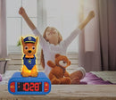 LEXiBOOK - Paw Patrol Chase Digital Alarm Clock with Night Light - Snooze Function - Dog Sound Effects - for Children/Kids - Luminous Clock with Chase, Blue/Red - RL800PA by TinyTreasures Baby Boutique