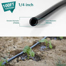 1/4 inch Blank Distribution Tubing Drip Irrigation Hose,50ft Soft Watering Tube for Small Lawn Garden Irrigation System by GreenHaven Gardens