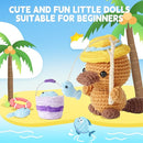 MOREJMTT Crochet Kit for Beginners Animal,Crochet Animal Kits,Crocheting Kit for Starters,Learn to Crochet with Step-by-Step Video Tutorials,Beginner Crochet Kits for Adults(Platypus) by TinyTreasures Baby Boutique