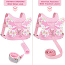 Accmor 3 in 1 Toddler Harness Leashes + Anti Lost Wrist Link, Kids Harness Children Leash for Girls, Child Anti Lost Leash Baby Cute Harness Belt Strap Hold Kids Close While Walking by TinyTreasures Baby Boutique