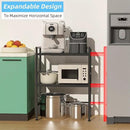 2-Tier Expandable Metal Storage Shelves, 150LBS Heavy Duty Shelving Units and Storage,Adjustable Utility Organization and Storage Shelf Rack For Kitchen Garage Laundry Bathroom Pantry Warehouse by CozyNest Decor