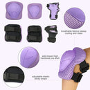 Kids Bike Skateboard Helmet Pad Set,Toddler Cyling Protective Gear Knee & Elbow Pads Wrist Guards for 5-8-10-12-14-16 Years Girls Boys Bicycle Scooter Roller Skate Inline Skating Rollerblading by TinyTreasures Baby Boutique