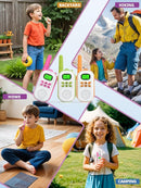 Walkie Talkies for Kids Rechargeable,Toys for Boys and Girls Ages 3-12, 3 Pack Long Range 2-Way Radios, Birthday Gifts,Christmas Stockings, Outdoor Play, Family Games, Hiking Camping Gear by TinyTreasures Baby Boutique