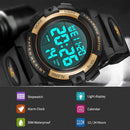 Kids Watch,Boys Watch for 3-15 Year Old Boys,Digital Sport Outdoor Multifunctional Chronograph LED 50 M Waterproof Alarm Calendar Analog Watch for Children with Silicone Band,Kids Gift by TinyTreasures Baby Boutique