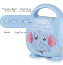 Singimals Kids Karaoke Speaker with Microphone - Unleash Your Child's Inner Superstar, Bluetooth v5.1, 12H Playtime, 5W Speaker, Multicolor LED Lighting, Elliot The Elephant by TinyTreasures Baby Boutique