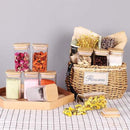 10 Pcs Glass Spice Jars - 8oz Empty Square Spice Storage Containers With Bamboo Airtight Lid and Labels - Thicken Small Glass canister for Kitchen Seasoning,Coffee Bean,Tea,Suger,Herbs by CozyNest Decor
