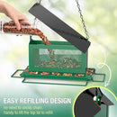 Bird Feeder for Outdoor Hanging, Large Squirrel Proof Birdfeeders w/ 14 Feeding Ports - Heavy Duty Metal Bird Feeders for Outside Hanging, 4 Lb Large Capacity Birdfeeder to Attracting Birds by GreenHaven Gardens