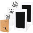 2-Pack Inkless Baby Hand and Footprint Kit - Mess Free Ink Pad for Newborn Keepsake, Dog Nose & Paw Print Kit, Clean Touch Ink Pad for Baby Hand & Footprints, Ideal New Mom Gifts (Jet Black) by TinyTreasures Baby Boutique