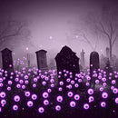 Halloween Decorations Outdoor Solar Scary Eyeball Lights, 2-Pack 16 LED Halloween Decor Solar Garden Lights, Waterproof Halloween Yard Decorations Swaying Halloween Pathway lights for Patio Lawn Party by GreenHaven Gardens