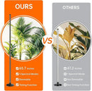 Standing Grow Lights for Indoor Plants,T10 Full Spectrum Vertical Grow Light Wide Illumination Area,16in-65in Adjustable Height Plant Light with Stand,3 Light Modes Floor Grow Light with Timer by GreenHaven Gardens