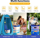 Upgrade XL Portable Toilet for Adults, Extra Large Portable Travel Floding Toilet, Camping Tall Toilets with Lid for Adults and Kids Compact Potty for Car,Hiking,Beach and Camping by TinyTreasures Baby Boutique