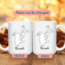 Polar Ceramic Coffee Mug 11 15 Oz, Personalized Polar Lover Coffee Cup Gift For Family Best Friends Sister Brother, Custom Polars Accent Mug Cup With Name, Polars Bear White Mugs Gift For Birthday by TinyTreasures Baby Boutique