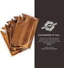 PICNIC TIME Rectangle Wine Appetizer Plates Set of 4, Cocktail Plate with Glass Holder, Cheese Board with Wine Holder, (Acacia Wood) by CozyNest Decor