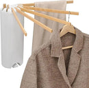 Wall Mounted Clothes Drying Rack Tripod,Foldable Drying Rack,Wall Mounted Drying Rack Clothing,Over The Door Drying Rack for Laundry Bedroom Household Wooden by CozyNest Decor