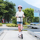 Caroma Electric Scooter for Kids Ages 6-12,150W/180WMotor,10 MPH Max Speed & 7 Miles,Colorful Lights,Adjustable Height & Speed,LED Display,Foldable Kids Electric Scooter 132 Lbs Max Load,Idea Gift by TinyTreasures Baby Boutique