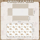 3 Pcs Baby Crib Bedding Set Safari Animals Dinosaurs Bear Woodland Animals Jungle Crib Set Includes Quilt, Fitted Sheet, Skirt for Baby Boy Girl(Brown,Teddy Bear) by TinyTreasures Baby Boutique