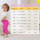 Newborn Toddler Baby Girl Pants Leggings Ribbed Straight Flare Infant Girl Pants Leggings Bell Bottoms 5 Packs by TinyTreasures Baby Boutique