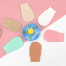 BQUBO 6 Pairs Newborn Baby Boys Girls Mittens 0-6 Months Unisex-Baby Infant Mittens Elastic No Scratch Wrist Gloves by TinyTreasures Baby Boutique