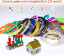 40 Colors PLA 3D Pen Filament Refills Compatible with SCRIB3D MYNT3D PIKA3D 3D Pen Most 1.75mm 3D Prining Pens NOT FIT 3Doodler Start Pen by TinyTreasures Baby Boutique