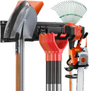 Tool Rack Kits, Garage Wall Organization Hanger with 1 Mop Hook and two 8-inch Multi-Purpose Hooks, Garden Yard Shovels Rakes for String Hedge Trimmer Brooms Hoses Folding Chairs ladders, and More by GreenHaven Gardens
