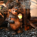 Bear Garden Figurines Outdoor Decor Solar Statue with LED Lights for Patio Lawn Yard Art Decoration Housewarming Garden Gift by CozyNest Decor