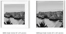 HAUS AND HUES 20x20 White Metal Picture Frames Matted to 16x16 - Features Premium Aluminum & Hanging Hardware, Shatterproof Plexiglass - Ideal for Home, Room, Office (20x20 in, White, Set of 9) by CozyNest Decor