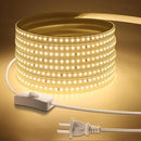 Outdoor LED Strip Lights,120LEDs/m Waterproof 32.8ft LED Light Strip Warm White Flexible LED Rope Lights for Garden Patio Cabinet,Bedroom,Commercial Lighting(32.8FT, Warm White) by GreenHaven Gardens