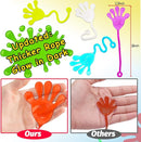 Thremhoo 40Pcs Glow in the Dark Sticky Hands Kids Party Favor Supplies Goodie Bag Stuffer Pinata Return Gift Stretchy Class Prize Carnival Sensory Goody Party Pinata Filler Treasure Box Bulk Toy by TinyTreasures Baby Boutique