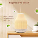 SOICARE Elegant Ceramic Diffuser for Essential Oils with Solid Wood Base,Stone Aromatherapy Essential Oil Diffusers for Home Office Room Decor Gift (180ML) by TinyTreasures Baby Boutique