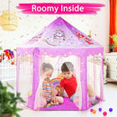 Monobeach Princess Tent Girls Unicorn Large Playhouse Kids Castle Play Tent with Star Lights Gift Toy for Children Indoor and Outdoor Games, 55'' x 53'' (DxH) by TinyTreasures Baby Boutique