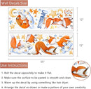 Yovkky Sweet Dream Sleeping Fox Wall Decals Stickers, Cloud Moon Stars Neutral Toddler Baby Nursery Decor, Cute Home Decorations Kids Bedroom Playroom Art by TinyTreasures Baby Boutique