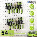 Screwdriver Holder Wall Mount,Heavy Duty Metal Utility Bit Organizer for Screw driver Pliers Drill Bits Small Tools,Screwdriver Organizer Suitable Garages Homes Workshops Sheds (54 holes 1pc) by GreenHaven Gardens