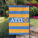 Alpha Tau Omega Licensed Flag Garden 12x19 inches Flag Banner Yard Decor Outdoor Decoration (Alpha Tau Omega