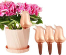 4 Pack Self Watering Spikes,Indoor Plant Watering Globes,Bird Shape Automatic Irrigation Spikes,Self-Watering Terracotta Spike,Plant Watering Devices(Red) by GreenHaven Gardens