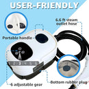 Handheld Steam Cleaner 2500W, 15s Fast Heat-Up pressurized steam cleaner with 1.1L Tank, 6-Level Adjustable Steam Cleaner for Home, Car Detailing, Grout Tile, Couch, Floor Cleaning(White 2) by TinyTreasures Baby Boutique