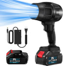 Saker Cordless Leaf Blower Portable Dust Cleaner Handheld Lightweight Blowers 180000 RPM with Adjustable Speed for Patio Cleaning, Drying,Camping Gift 2 Batteries BF170 Black by GreenHaven Gardens