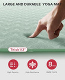 HAPBEAR Extra Large Yoga Mat - 72"x48"/78"x54", 1/4" & 1/3" Thick, Non-Slip, Durable, Eco-Friendly, Wide Exercise Mat for Home Workouts, Yoga, Pilates, Stretching, Meditation (Barefoot Exercise) by TinyTreasures Baby Boutique