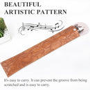 Recorder Instrument for Beginner Kids Adults,8-Hole Soprano Descant Recorder Music Flute with with Cleaning Rod & Leather Case For School Student Home Entertainment(2-Carved Light Brown) by TinyTreasures Baby Boutique