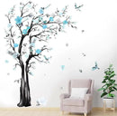 Large Watercolor Tree Wall Decals - Flower Tree Branch Wall Stickers - Bedroom Living Room Sofa TV Background Home Wall Decor by CozyNest Decor
