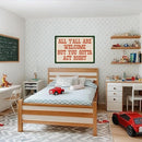Welcome Sign Funny Welcome Banner, Trendy Retro Wall Hanging, Wall Decor, Banner Flag, Wall Flag Classroom Playroom Home Entryway Living Room Office Decor, Banner for Room, Red by TinyTreasures Baby Boutique