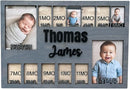 Newborn picture frame - 12 months photo display - Personalized frame - Gift for new mom - Baby photo album- Baby portrait (Newborn) by TinyTreasures Baby Boutique