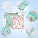 2pcs Travel Waterproof Laundry Bag, Cloth Diaper Wet Dry Bags with Handle & 2 Zipper Pockets, Reusable Washable Dirty Clothes Bag for Baby Adult Travelling Hanging, Bathing Beach Pool Daycare by TinyTreasures Baby Boutique