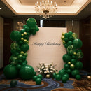 140pcs Night Green Round Balloons Different Sizes 18 12 10 5 Inch Latex Balloons for Arch Decoration Party Balloon Kit for Graduation Birthday Party Wedding Balloon Baby Shower Decoration by TinyTreasures Baby Boutique