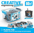 Engino Creative Engineering Kit, 60 Motorized Models for Kids 8+, Bulding Toys, STEM Projects for Young Inventors, Construction Toys, Models Powered by Motor, Gift for Boys & Girls by TinyTreasures Baby Boutique