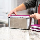 CERES CHILL The Milkstache Luxe Reusable Breastmilk Freezer Storage Container - 1/2 Ounce Cubes fit Any Baby Bottle, Freezing Pumped Milk has Never Been Easier (Stainless Steel), 1 Count by TinyTreasures Baby Boutique