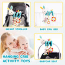 Koty Car Seat Toys, Infant Spiral Plush Toys, Baby Stroller Toys Hanging Crib Activity Toy for CarSeat Crib Bed Stroller, Rabbit Hanging Rattle Gifts for Babies 0-6 Months（Rabbit） by TinyTreasures Baby Boutique
