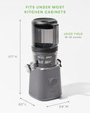 Nama J2 Cold Press Juicer – Self Feeding for Hands-Free Operation with Wide Mouth Hopper for Whole Recipe Loading, Zero Waste Masticating Juicer For More Juice, Less Pulp – Easy Cleanup & Assembly by CozyNest Decor