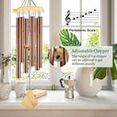 Wind Chimes Outdoor, Deep Tone Memorial Wind Chimes with Hook, Gifts for Mother's Day/Housewarming/Christmas, Patio, Garden, Yard, Home Decor, Copper by CozyNest Decor