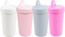 Re-Play Sippy Cups for Toddlers - 10 Oz. Reusable Spill Proof Cups for Kids, Dishwasher/Microwave Safe - Made in USA - Set of 4-3.13" x 6.25" - Modern Blush by TinyTreasures Baby Boutique